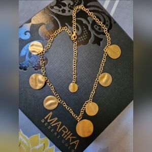 Marika Desert Gold Solid 14k Gold Necklace